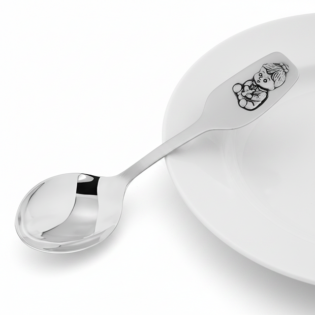 Kinderlöffel "Mädchen" - 925er Silber INKL. GRAVUR