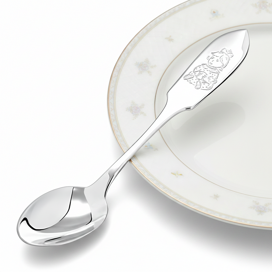 Geburtslöffel aus Silber 925 