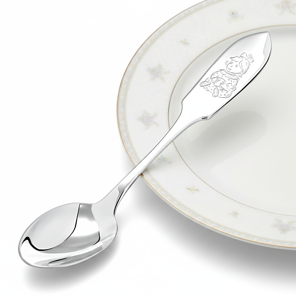 Geburtslöffel aus Silber 925 