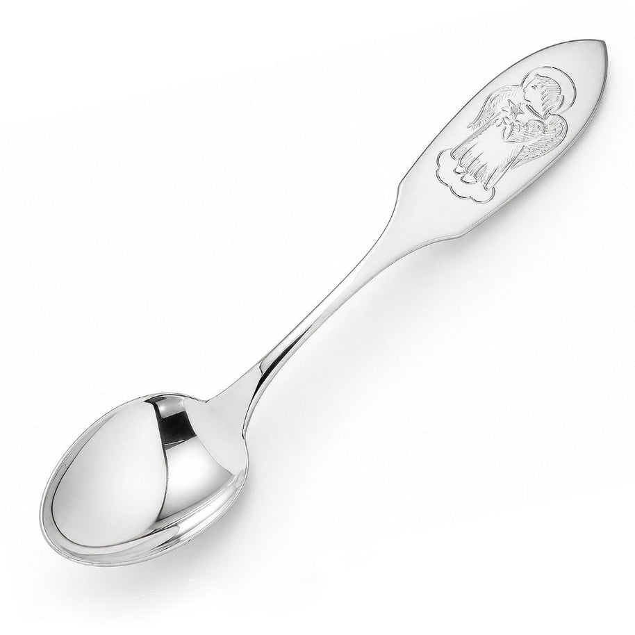 Christening spoon with guardian angel made of 925 silver INCL. ENGRAVING
