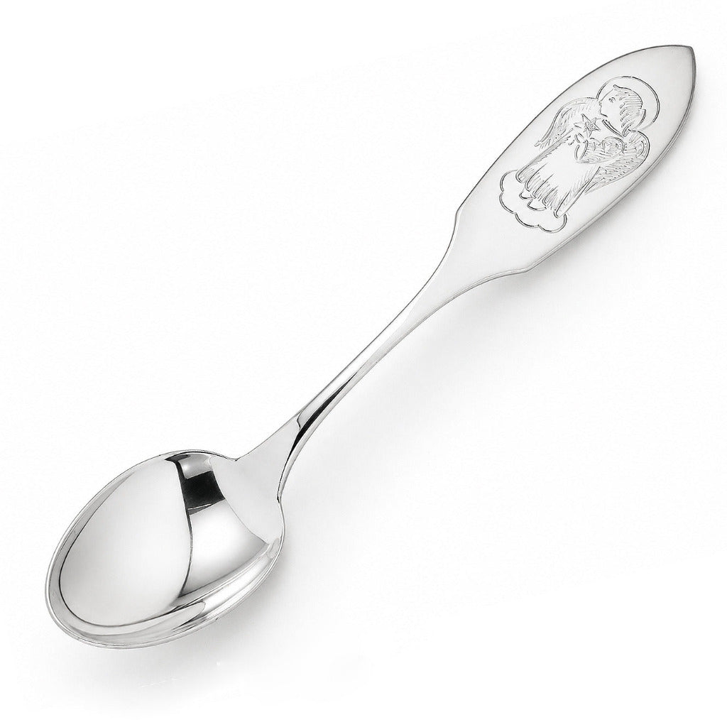 Christening spoon with guardian angel made of 925 silver INCL. ENGRAVING