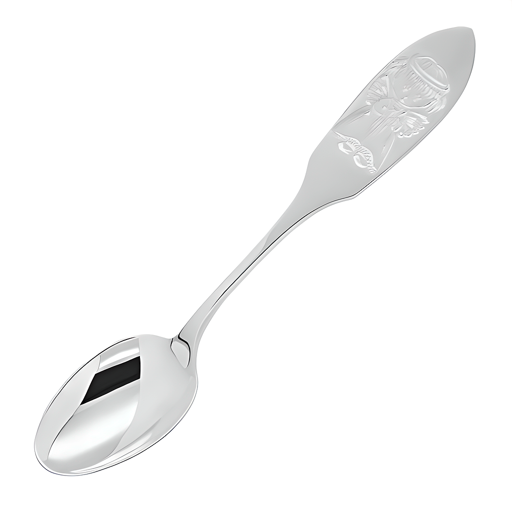 Christening spoon made of 925 silver 