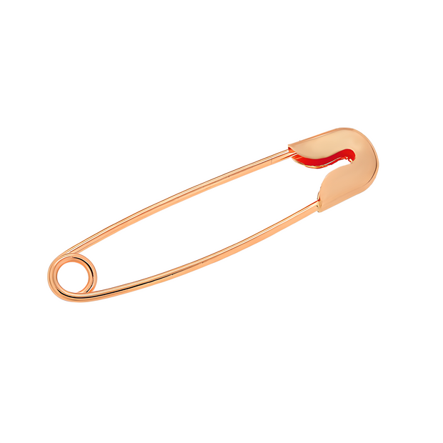 Sicherheitsnadel aus Rotgold 585