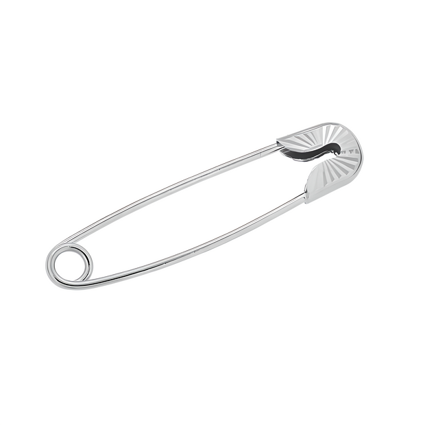 Sicherheitsnadel aus Weißgold 585