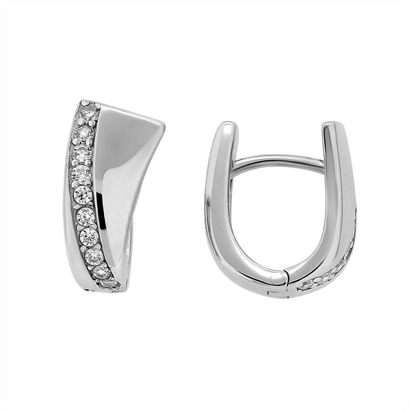 Ohrringe mit Zirkonia Silber 925