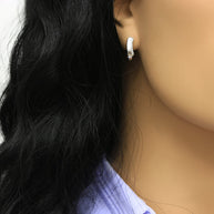 Ohrringe mit Zirkonia Silber 925