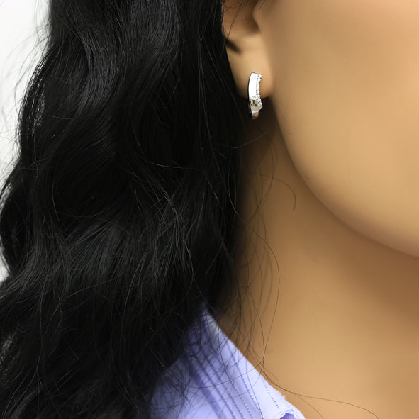 Ohrringe mit Zirkonia Silber 925