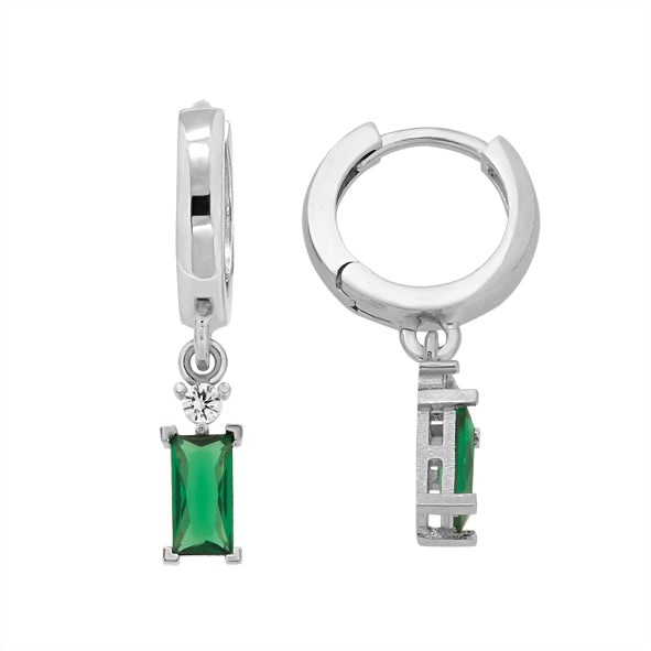 Silber 925 Creolen mit Zirkonia