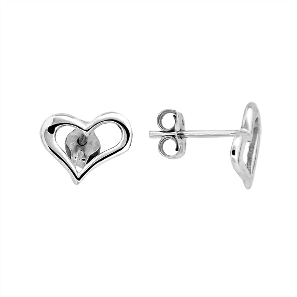 Ohrringe aus Silber 925 // Herz