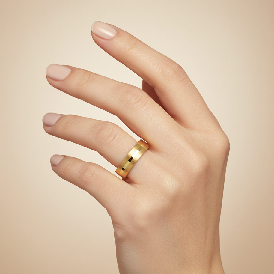 Wedding, ring in gold