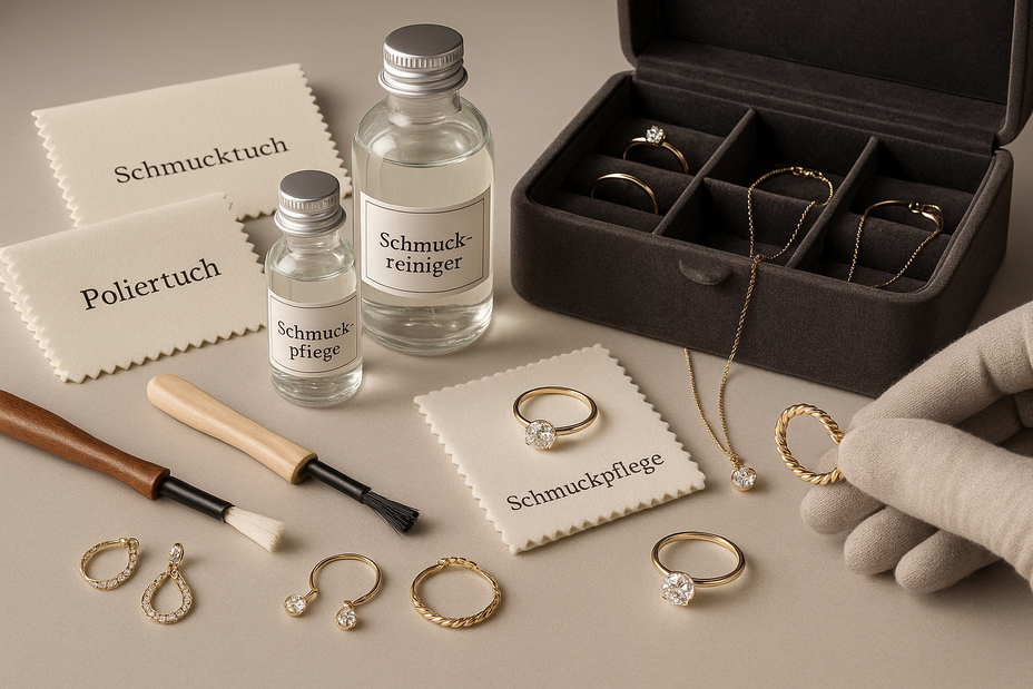 Professionelle Schmuck Pflege
