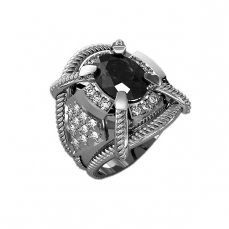 Men's ring made of 925 silver