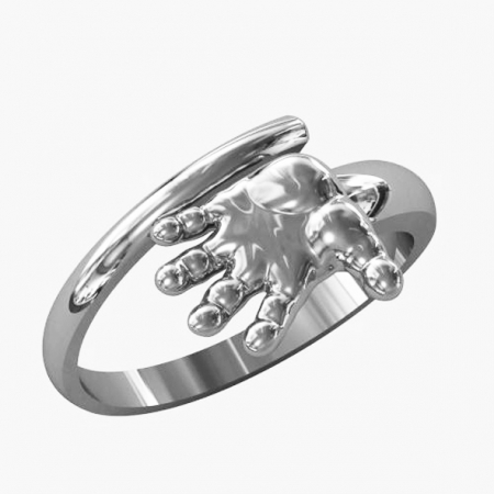 Ring baby hand Silver 925
