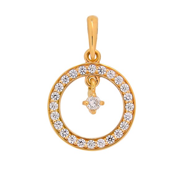 Pendant made of gold Red gold / 8 kt