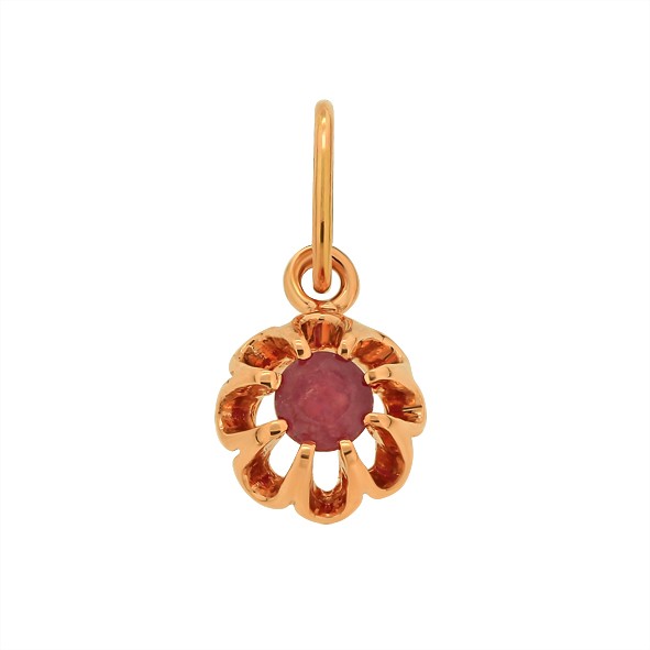 Pendant made of red gold 14ck