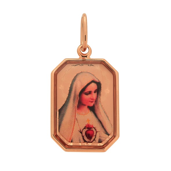 Icon, Mother of God in red gold