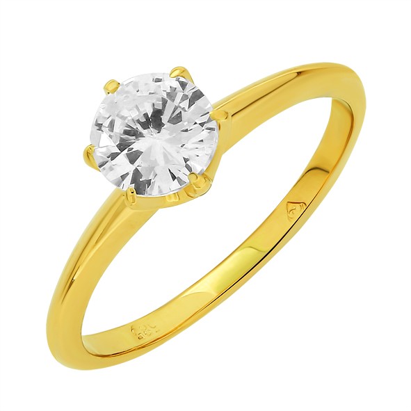 Verlobungsring mit Zirkonia