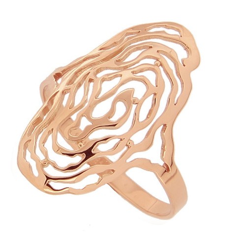 Gold ring 20(63) / Red gold / 18 kt