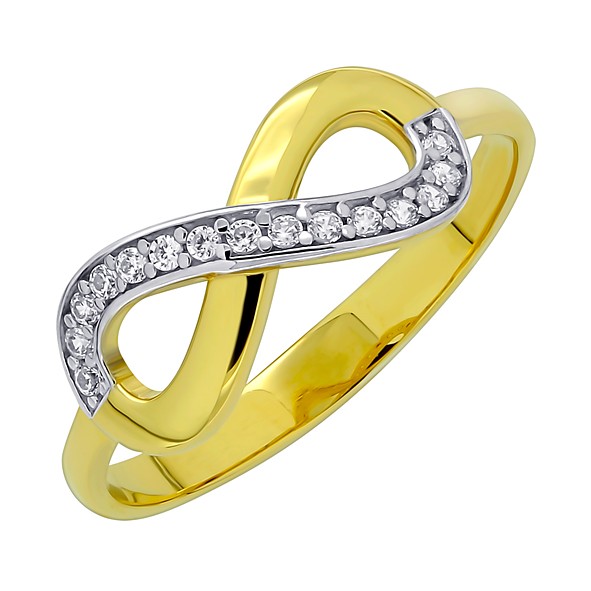 Infinity-Ring mit Zirkonia