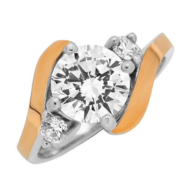 Женское кольцо из серебра