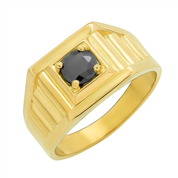 Men's ring made of gold