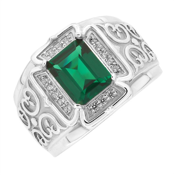 Men's ring made of 925 silver