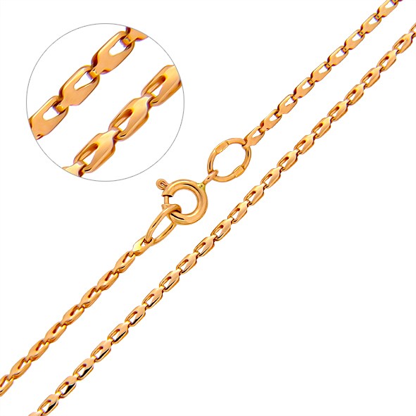 Chain red gold 50 cm