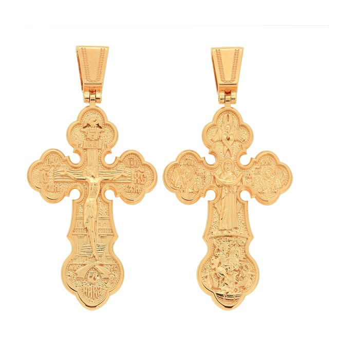Kreuz -orthodox- aus Gold