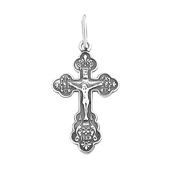 Orthodox cross Blackened