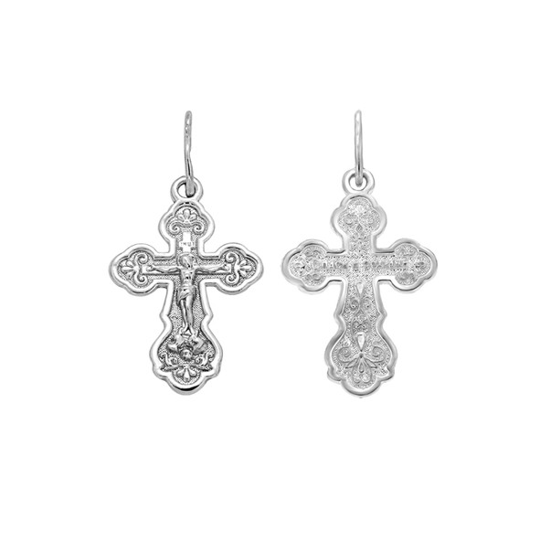 Kreuz Anhänger -orthodox- aus 925er Silber