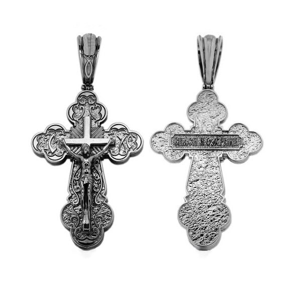 Orthodox cross Blackened