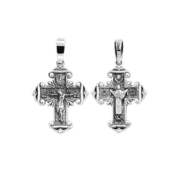 Kreuz Anhänger -orthodox- aus 925er Silber