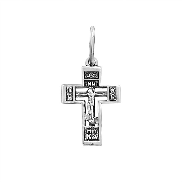 Kreuz Anhänger -orthodox- aus Silber