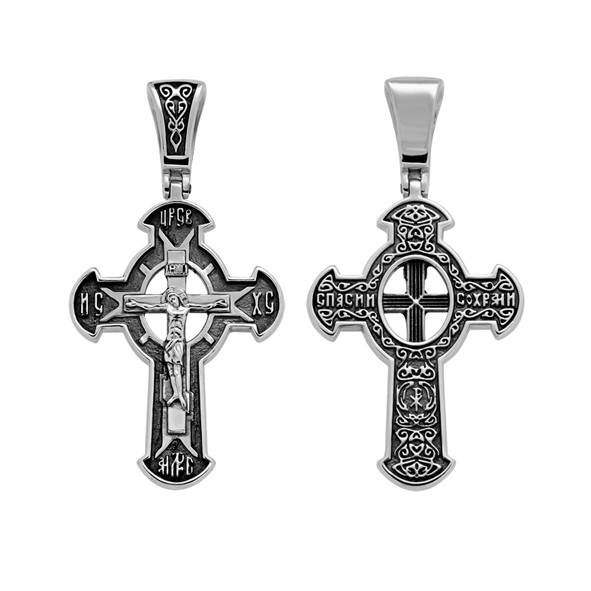 Orthodox cross Blackened