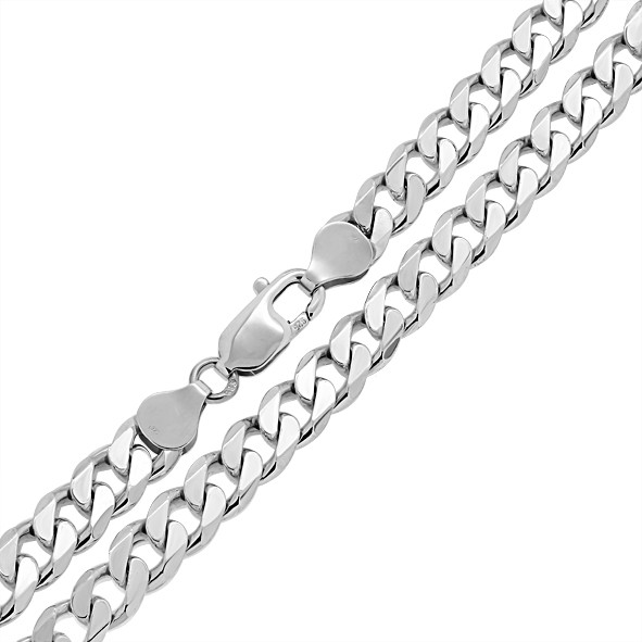 Halsketten aus Silber 925, Panzerketten 56 cm