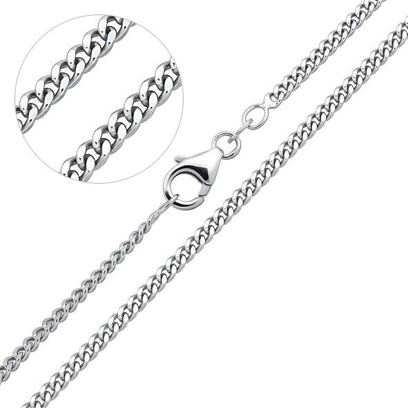 Panzerkette Halsketten aus Silber 925