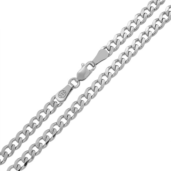 Anchor Armored chain 60 cm / Sterling silver