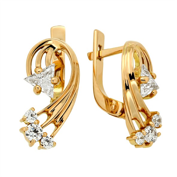 Earrings with Zirconia Swarovski ELEMENTS