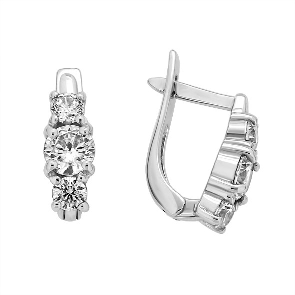 Ohrringe Silber 925 mit Zirkonia