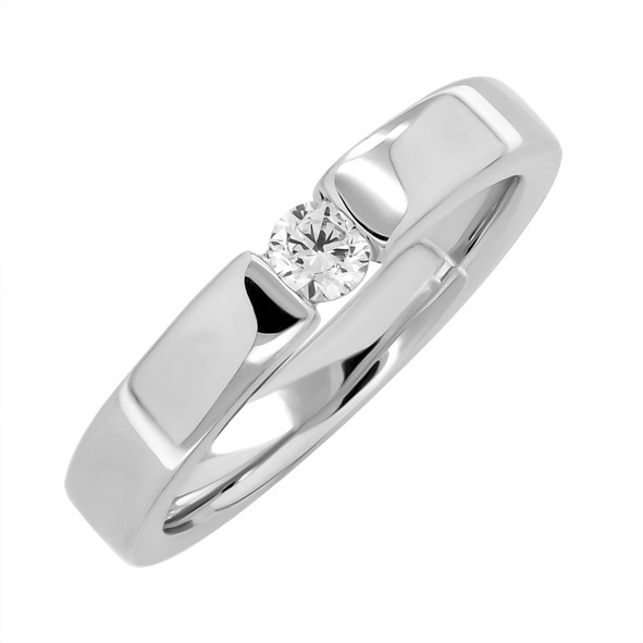 Ladies ring with zirconia in silver 925 18,5(58)