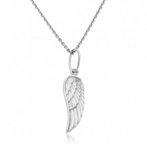 Silver wing pendant