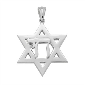 Gold Star of David Pendant