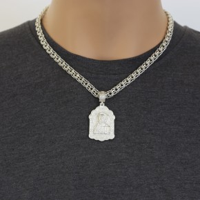 Russische Ikone von Jesus Christus und der Kasaner Gottesmutter