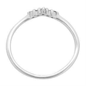 Серебряное кольцо c цирконием