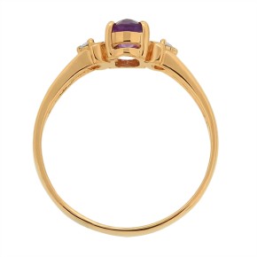 Damenring in Rotgold 585 17(53)