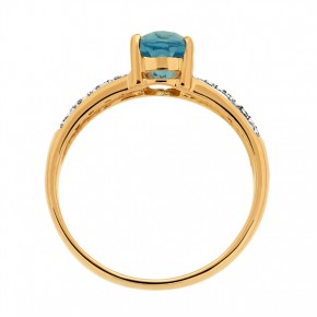 Ladies ring in red gold 585 16(50)