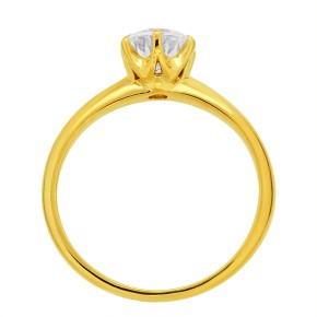 Verlobungsring mit Zirkonia 17(53)