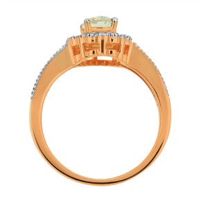 Ladies ring in red gold 585 17,5(55)