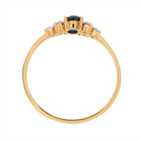 Ladies ring in red gold 585 / 14ct 18(57)