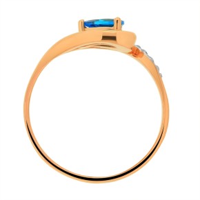 Ladies ring in red gold 585 16(50)